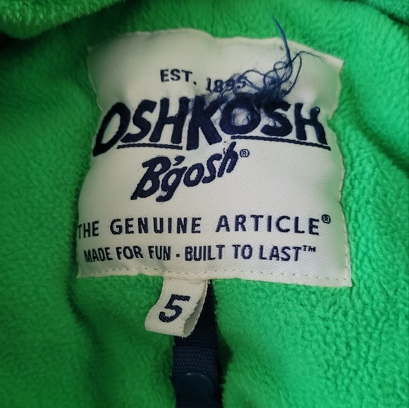 Oshkosh boys winter coat sz5 - Picture 2 of 6